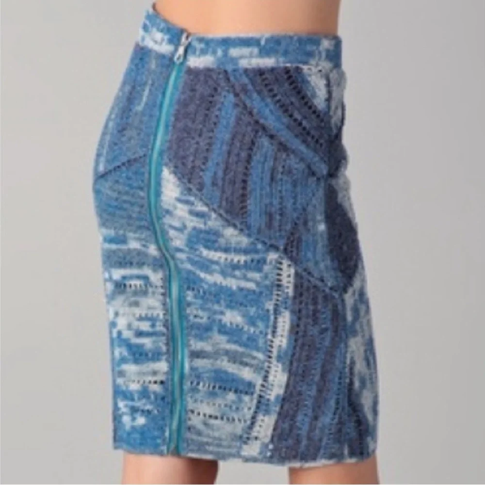 Rag & Bone Jasmin crocheted pencil skirt - Picture 3 of 11